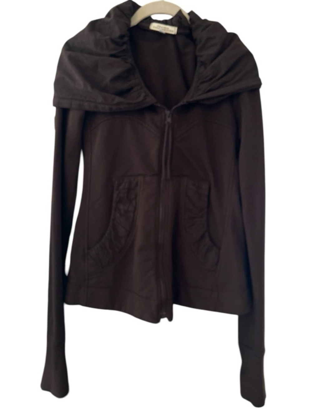 Prairie Underground Cloak Hoodie Brown Short Size Small